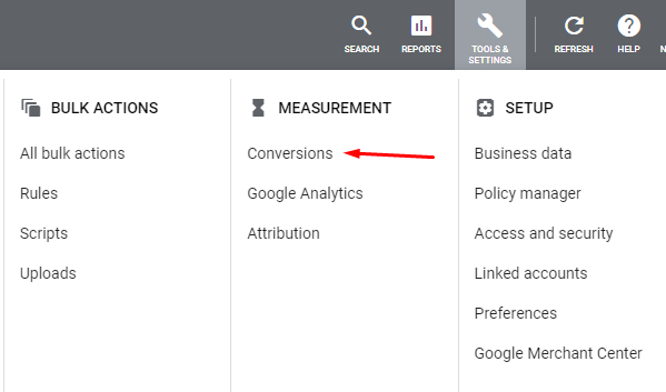 conversions Measurement Google ads