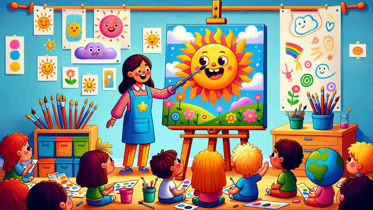 Parable of the Painter Story for Kids Children Students